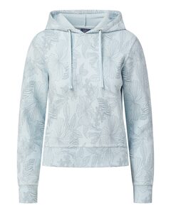 MV Sport W24105 Women's Maddie Floral Print Hooded Sweatshirt