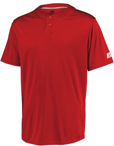 Russell Athletic 3R7X2B Youth Performance Two-Button Solid Jersey