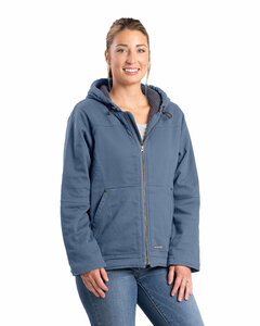 Berne WHJ48 Ladies' Sherpa-Lined Twill Hooded Jacket