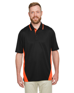 Harriton M386 Men's Flash Snag Protection Plus IL Colorblock Polo