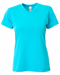 A4 NW3013 Ladies' Softek V-Neck T-Shirt