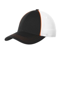 Sport-Tek STC29 Piped Mesh Back Cap