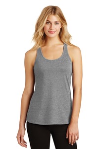 District DM420 Ladies 60/40 Gathered Racerback Tank