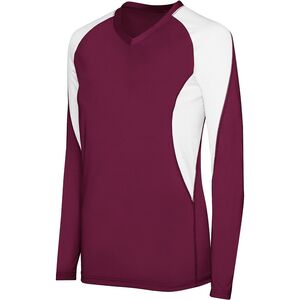 HighFive 342182 Ladies Long Sleeve Court Jersey