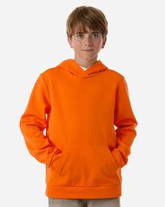 Team 365 TT400Y Youth Squad Hooded Tech Fleece Pullover