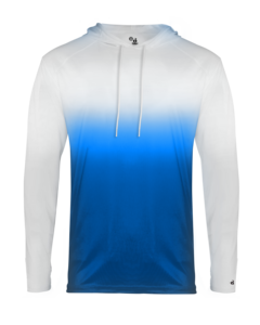 Badger Sport 4205 Ombre Hood Tee