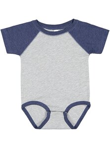 Rabbit Skins RS4430 Infant Baseball Bodysuit