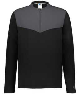 Russell Athletic R03GKM SIDELINE GRID 1/4 ZIP PULLOVER