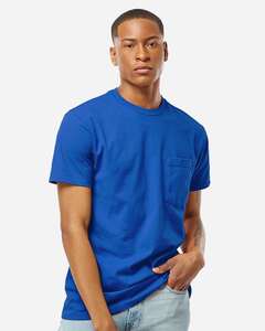 Tultex 0293TC Unisex Heavyweight Jersey Pocket T-Shirt