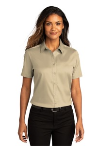 Port Authority LW809 Ladies Short Sleeve SuperPro ™ React ™ Twill Shirt