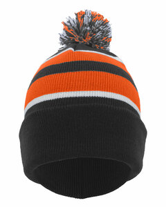 Pacific Headwear 641K Knit Fold Over Pom-Pom Beanie