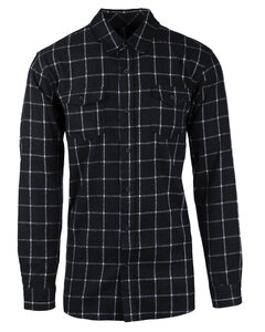 Burnside B8210 Men's Plaid Flannel Shirt