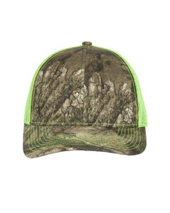 Outdoor Cap OC771C Structured Camo Trucker With Solid Mesh Back Hat