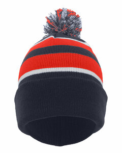 Pacific Headwear 641K Knit Fold Over Pom-Pom Beanie