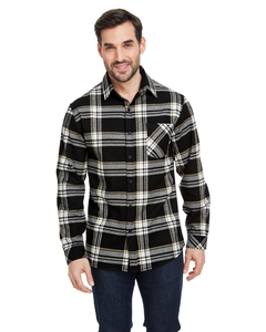 Burnside B8212 Woven Plaid Flannel With Biased Pocket