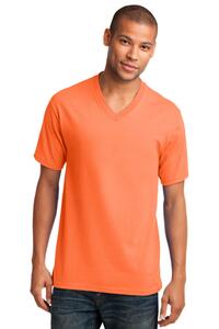 Port & Company PC54V Core Cotton V-Neck Tee