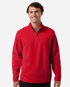 Team 365 TT401 Unisex Squad Cadet Quarter-Zip Tech Fleece Pullover