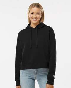Badger Sport B1261 Athletic Fleece Women's Crop Hood