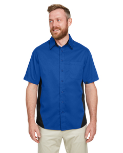 men's color block dress shirt Mens Short Sleeve Color Block Dress Shirt Casual Button-down Pocket Lapel Tops