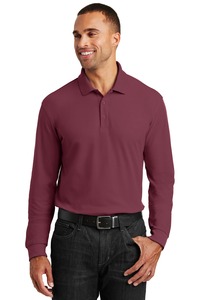 Port Authority K100LS Long Sleeve Core Classic Pique Polo