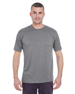 UltraClub 8619 Men's Cool & Dry Heathered Performance T-Shirt