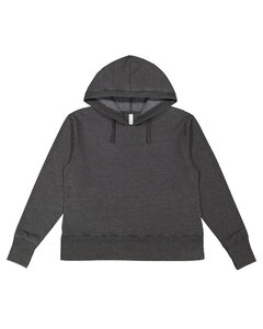 LAT 3536 Ladies' Vintage Wash Fleece Hooded Sweatshirt