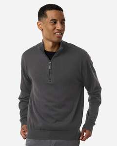 Devon & Jones DG446 Men's New Classic Quarter-Zip Sweater