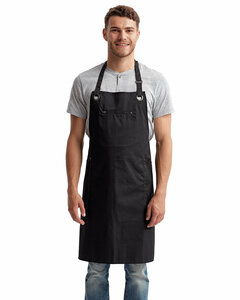 Artisan Collection by Reprime RP121 Unisex ‘Barley’ Contrast Stitch Sustainable Bib Apron