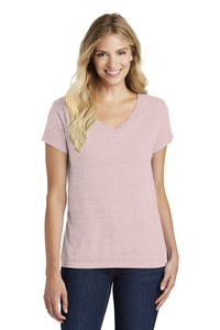 District DM1190L Women's Perfect Blend ® CVC V-Neck Tee