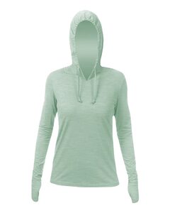 Anetik WSBRZH0 Women's Breeze Tech Hooded Long Sleeve T-Shirt