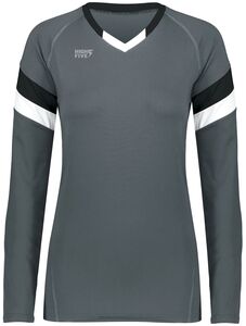HighFive 342242 Ladies TruHit Tri-Color Long Sleeve Jersey