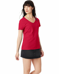 Hanes S04V Ladies Perfect-T V-Neck T-Shirt