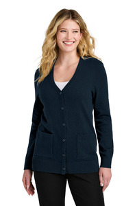 Port Authority LSW4150 Women's Easy Care Button-Up Cardigan Sweater