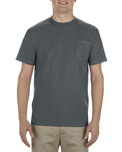 Alstyle AL1305 Adult 6.0 oz., 100% Cotton Pocket T-Shirt