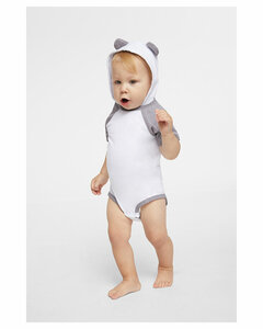 Rabbit Skins 4417 Infant Character Hooded Bodysuit with Ears