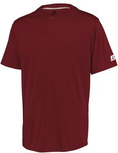 Russell Athletic 3R7X2M Performance Two-Button Solid Jersey