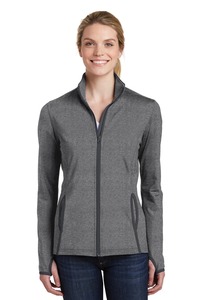 Sport-Tek LST853 Ladies Sport-Wick ® Stretch Contrast Full-Zip Jacket