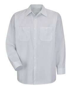 Red Kap CS10LONG Long Size, Long Sleeve Striped Industrial Work Shirt