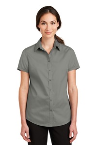 Port Authority L664 Ladies Short Sleeve SuperPro ™ Twill Shirt