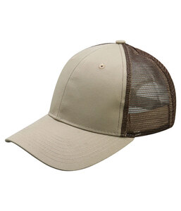 Mega Cap 6901M Poly Cotton Twill Trucker Cap