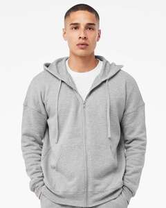 Bella + Canvas 3759 Unisex Sponge Fleece DTM Full-Zip Hoodie