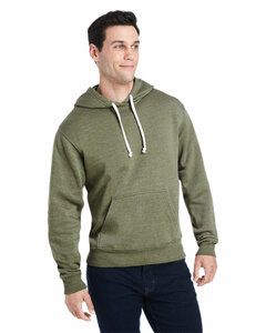 J America JA8871 Adult Triblend Pullover Fleece Hooded Sweatshirt