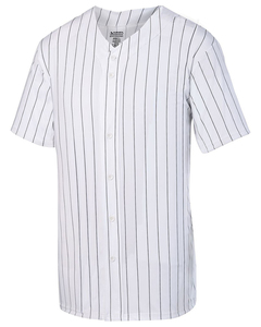 Augusta Sportswear 1686 Youth Pinstripe Full-Button Jersey