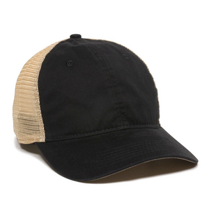 Outdoor Cap PWT-200M Washed Twill with Tea-Stained Mesh Back Hat