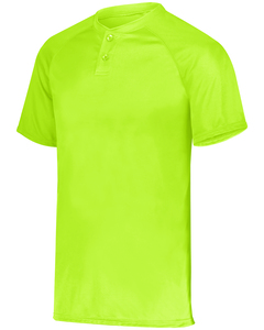 Augusta Sportswear AG1565 Attain Wicking Two-Button Baseball Jersey