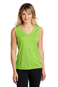 Sport-Tek LST352 Women's Sleeveless PosiCharge ® Competitor™ V-Neck Tee