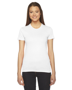 American Apparel 2102 Ladies' Fine Jersey USA Made Short-Sleeve T-Shirt