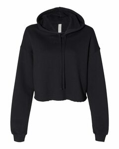 Bella + Canvas B7502 Women's Crop Fleece Hoodie Sweatshirt thumbnail