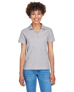 Devon & Jones D100W Ladies' Pima Piqué Short-Sleeve Y-Collar Polo