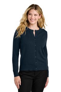 Port Authority LSW2870 Women's Easy Care Crewneck Cardigan Sweater